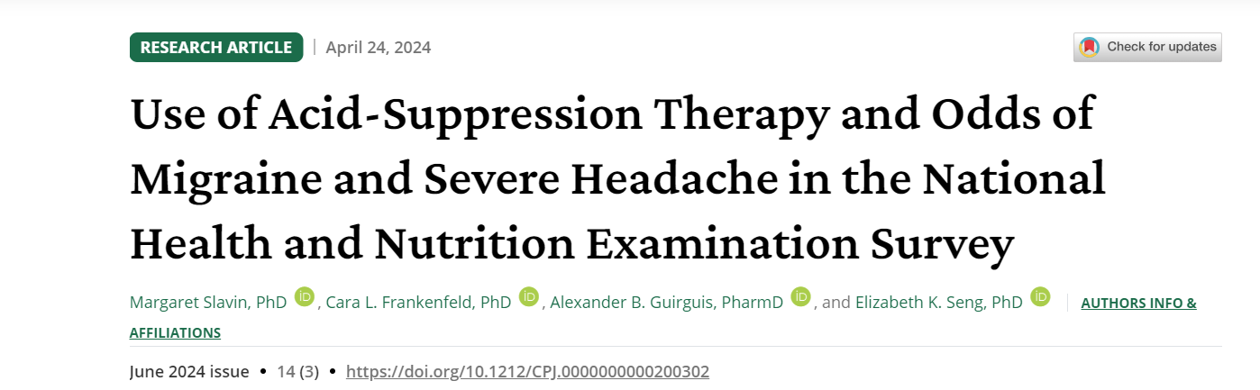 Study Finds Acid Reflux Medications Linked to Higher Risk of Migraine and Severe Headache