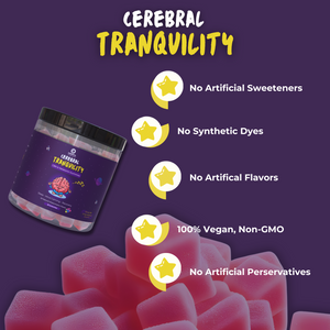 Cerebral Tranquility Nighttime Gummy with CBN