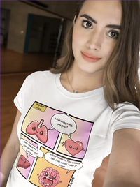 Organs React: When Migraine Strikes, Unisex Softstyle T-Shirt