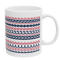 Bohemian Pattern (Or is it? Turn your head to the side)  Ceramic Mug - 11oz