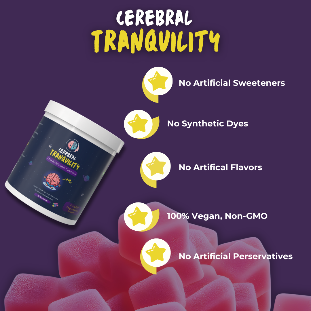 Cerebral Tranquility - Sleep Support Gummies