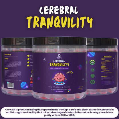 Cerebral Tranquility Nightime Gummy with CBN