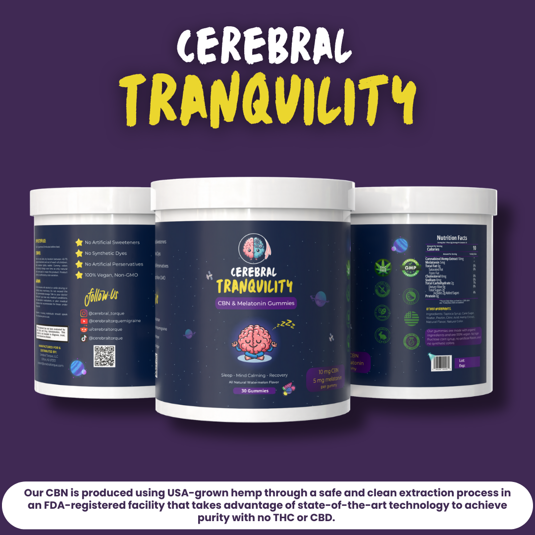 Cerebral Tranquility - Sleep Support Gummies