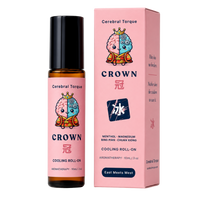 Crown Cooling Roll-On — Headache & Tension Relief, Menthol + Eastern Herbs, Lavender-Free (10mL) | Cerebral Torque