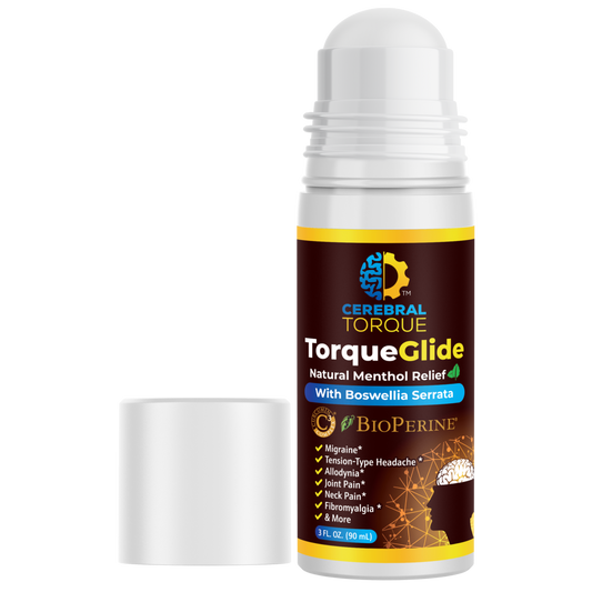 TorqueGlide | Topical solution for migraine support and pain relief